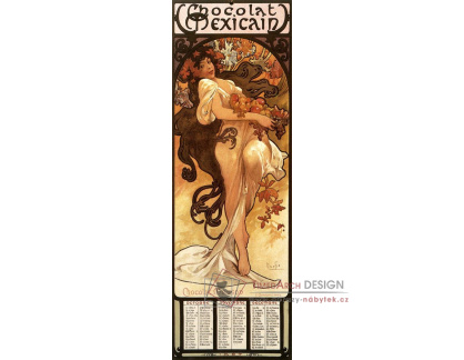 VAM113 Alfons Mucha - Chocolat Masson, Autumn