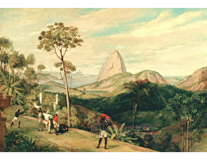 SO XI-194 Charles Landseer - Pohled na hory Sugarloaf z Silvestre Road