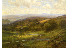 SO XVI-111 Alfred Glendening - Krajina s dobytkem a stohy sena