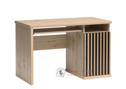 BARBUS, pracovní stůl, dub artisan / černá