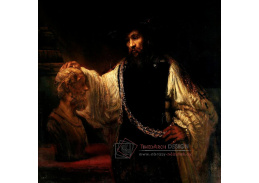 DDSO-2385 Rembrandt - Aristoteles s bustou Homera