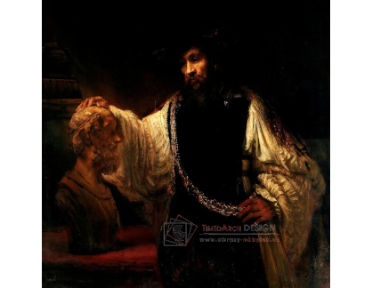 DDSO-2385 Rembrandt - Aristoteles s bustou Homera