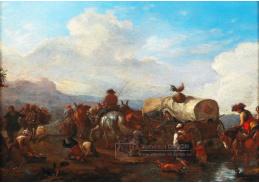 DDSO-4118 Philips Wouwerman - Cestující s koňským povozem