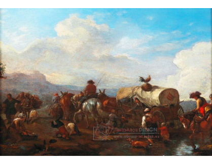 DDSO-4118 Philips Wouwerman - Cestující s koňským povozem