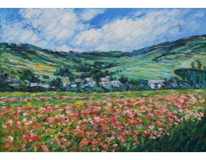 VCM 192 Claude Monet - Vlčí máky u Giverny