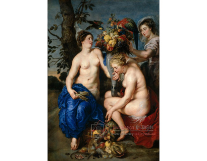 VRU214 Peter Paul Rubens a Frans Snyders - Ceres se dvěma vílami