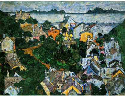 VES 212 Egon Schiele - Letní krajina