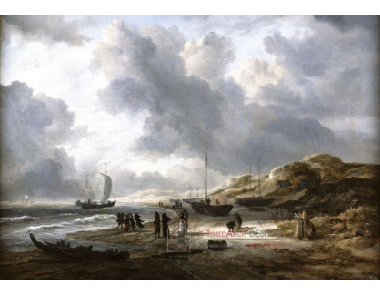 KO IV-6 Jacob van Ruisdael - Pláž a duny v Scheweningenu