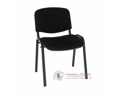 ISO NEW C11, konferenční židle, černá / látka černá