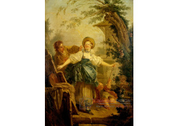 A-4870 Jean-Honoré Fragonard - Hra na slepou bábu