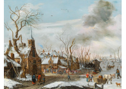 DDSO-4749 Salomon Rombouts - Trh v zimní krajině