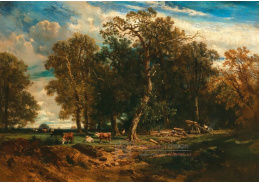 A-7433 Charles Hoguet - Pastvina s dřevorubcem