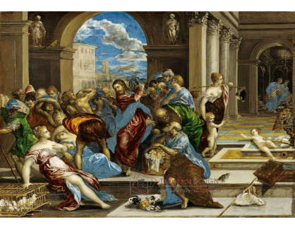 D-7141 El Greco - Kristus v chrámu