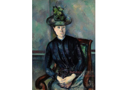 D-7995 Paul Cézanne - Madame Cézanne se zeleným kloboukem