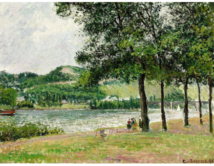 VCP-328 Camille Pissarro - Cours la Reine v Rouen