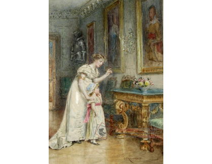 VANG311 George Goodwin Kilburne - Matka s dítětem v galerii