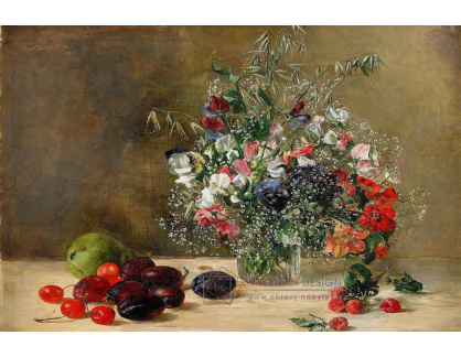 VKZ 109 Anna Munthe-Norstedt - Zátiší s květinami a ovocem
