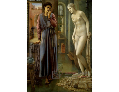 A-5694 Edward Burne-Jones - Pygmalion a obraz