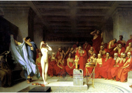 VF205 Jean-Leon Gerome - Phryne před Areopagusem