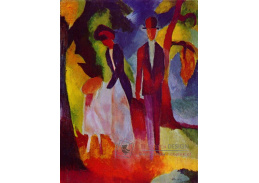 VAM33 August Macke - Lidé u modrého jezera