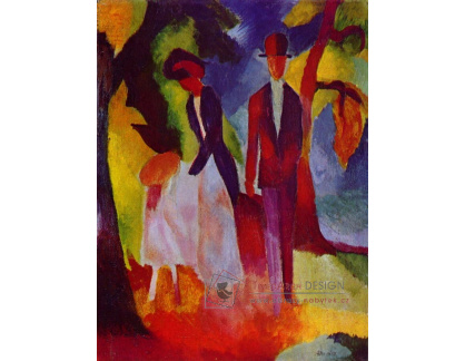 VAM33 August Macke - Lidé u modrého jezera