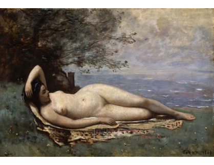 DDSO-2175 Jean-Baptiste Camille Corot - Bacchante u moře