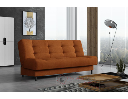 LIVING, pohovka rozkládací, látka Velo 627 hnědá