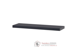P-005 GREY2, nástěnná polička 80cm, šedá
