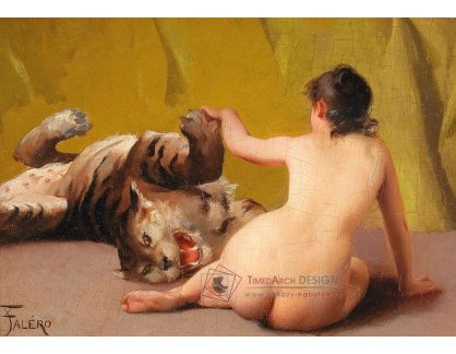 DDSO-5198 Louis Richard Falero - Hra s tygrem