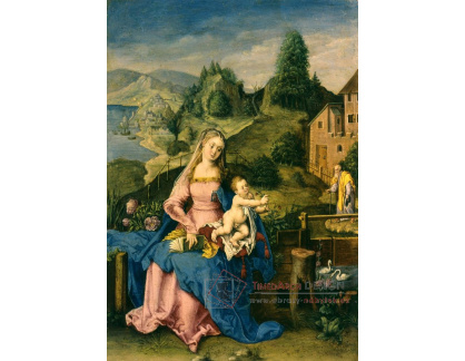 VR12-10 Albrecht Dürer - Madonna a dítě v krajině