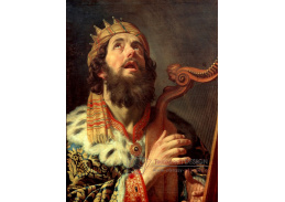 SO XII-433 Gerard van Honthorst - Král David hrající na harfu