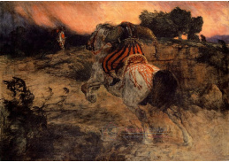 A-601 Arnold Böcklin - Astolf odjíždějící s Orillovou hlavou