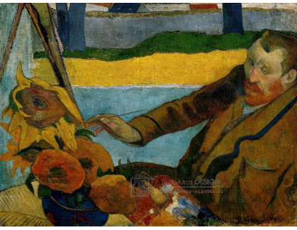 VPG 36 Paul Gauguin - Vincent van Gogh malující slunečnice