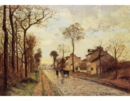 VCP-255 Camille Pissarro - Cesta v Louveciennes