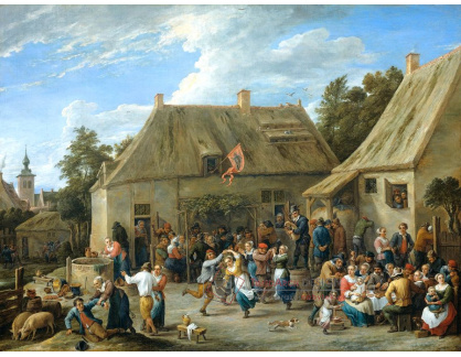 VH128 David Teniers - Vesnická slavnost