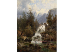 VSO 842 Josef Thoma - Lovec u horského potoka