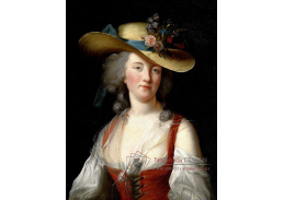 XV-486 Elisabeth Vigée-Lebrun - Portrét Anne Catherine Le Preudhomme Chatenoy hraběnky z Verdunu