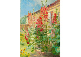 A-4734 Anna Ancher - Topolovka červená na zahradě