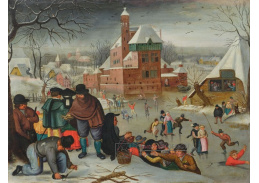 A-8764 Pieter Brueghel - Zimní scéna s bruslaři