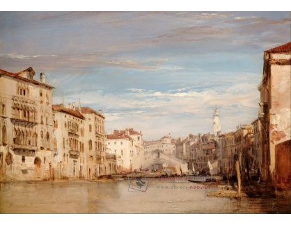 DDSO-4195 Richard Parkes Bonington - Pohled na Rialto v Benátkách