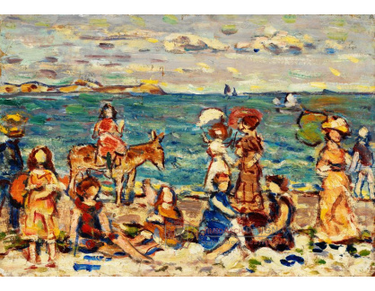 D-7447 Maurice Brazil Prendergast - Na pláži