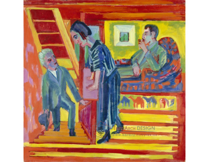 D-8293 Ernst Ludwig Kirchner - Návštěva