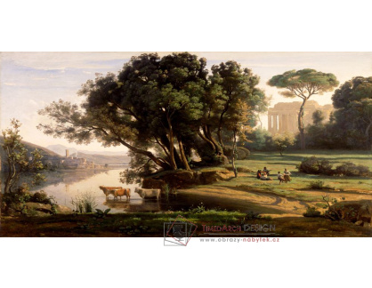 D-8368 Jean-Baptiste-Camille Corot - Italská krajina