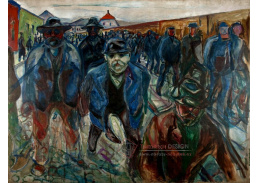 VEM13-111 Edvard Munch - Dělníci na cestě domů