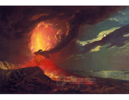 SO VI-325 Joseph Wright - Erupce Vesuvu
