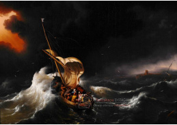 SO XI-84 Ludolf Backhuysen - Kristus v bouři na moři Galilee