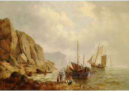 KO IV-249 Josef Thoma - Rybářské lodě u pobřeží