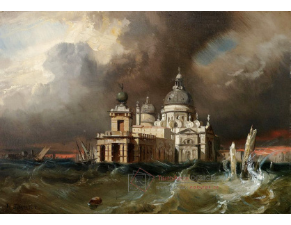 KO IV-277 Jules Romain Joyant - Bouře nad Santa Maria della Salute