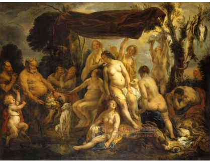 A-3543 Jacob Jordaens - Odpočinek Diany