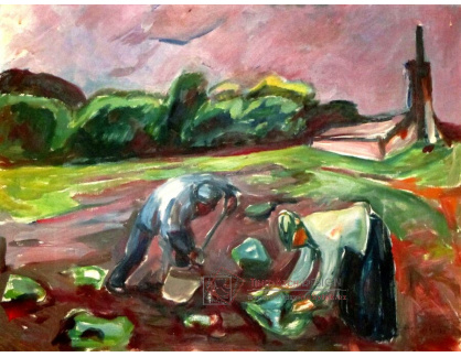 A-5085 Edvard Munch - Práce na poli